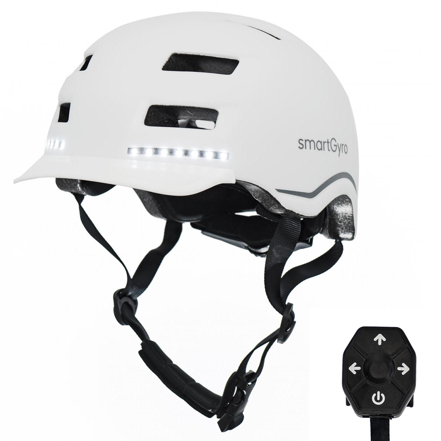 Casco deportivo inteligente SmartGyro SMART MAX M BLANC INTE